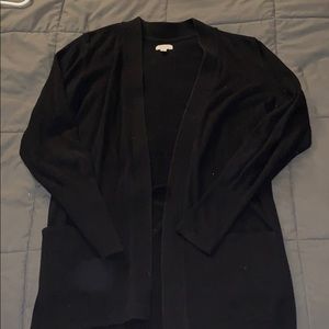 Black Cardigan with Pockets